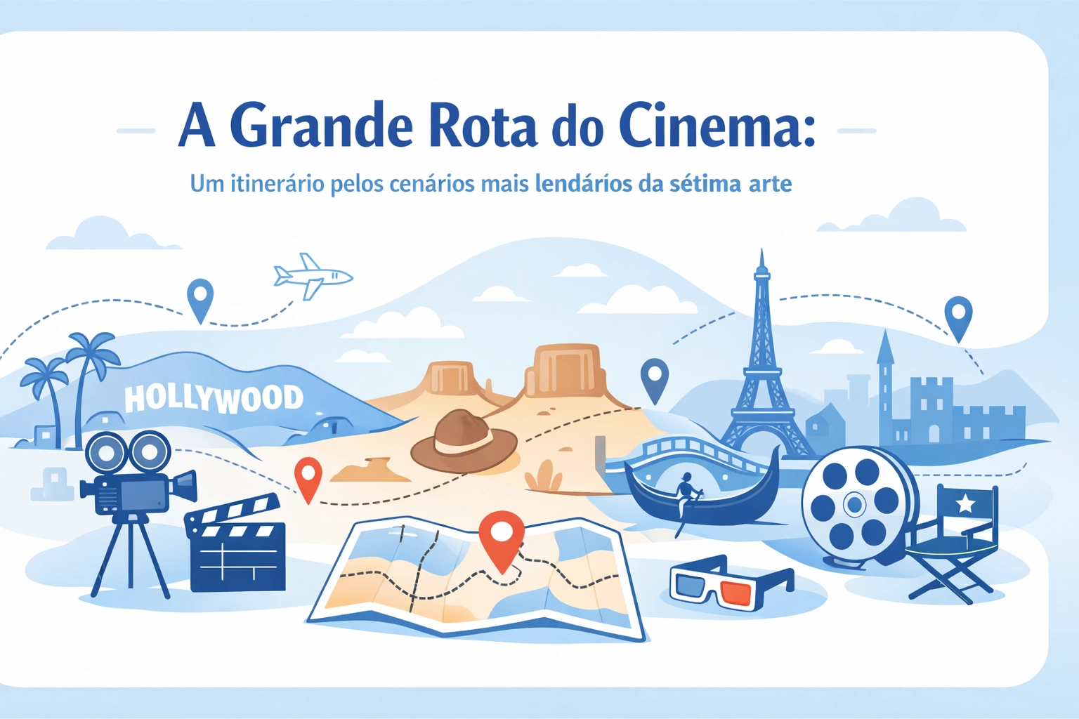 A Grande Rota do Cinema: Um itinerário pelos cenários mais lendários da sétima arte