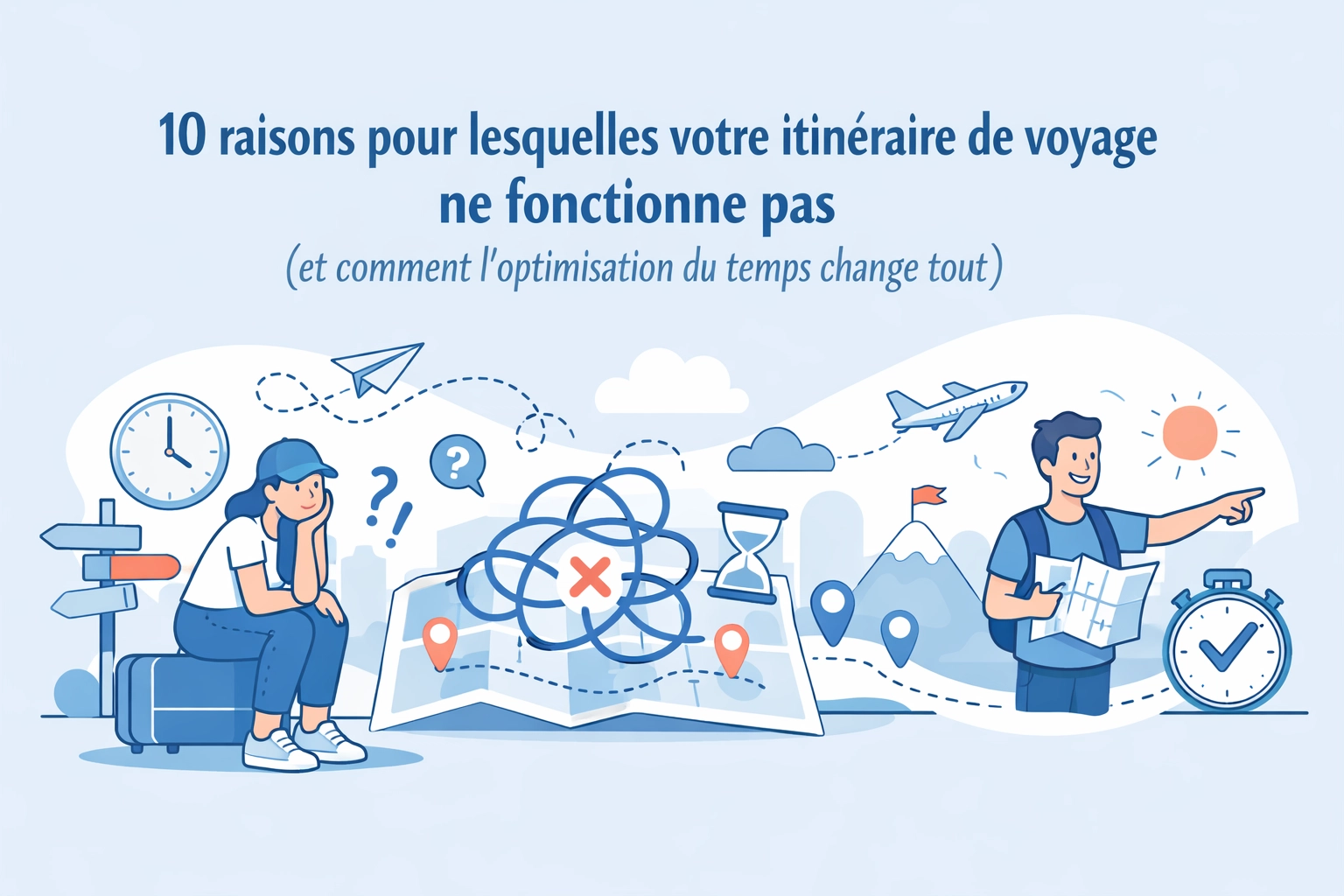 10 raisons pour lesquelles ton itinéraire de voyage ne marche pas (et comment l'IA de Pangora Travel le sauve)