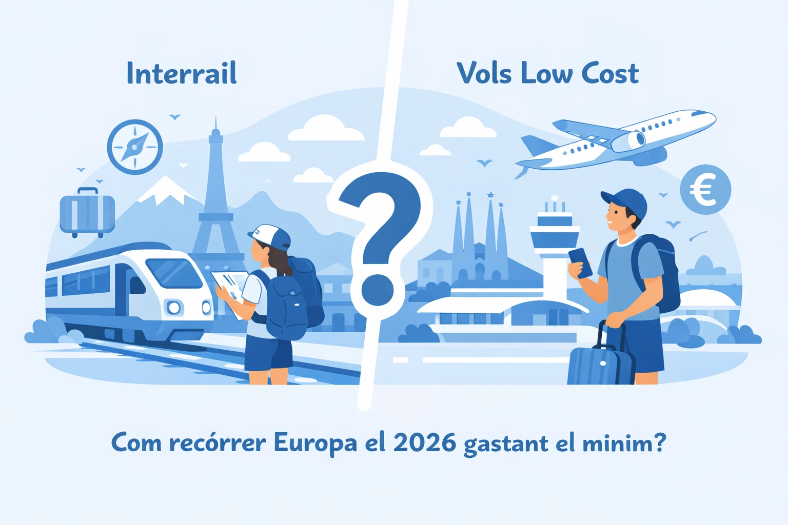 Interrail vs. Vols Low Cost: Com recórrer Europa el 2026 gastant el mínim?