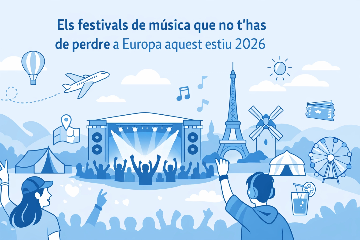 Els festivals de música que no t'has de perdre a Europa aquest estiu 2026