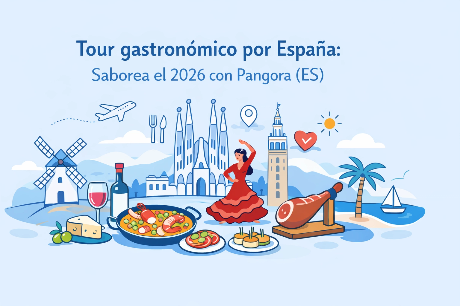 Tour gastronómico por España: Saborea el 2026 con Pangora, guía de viaje sobre España