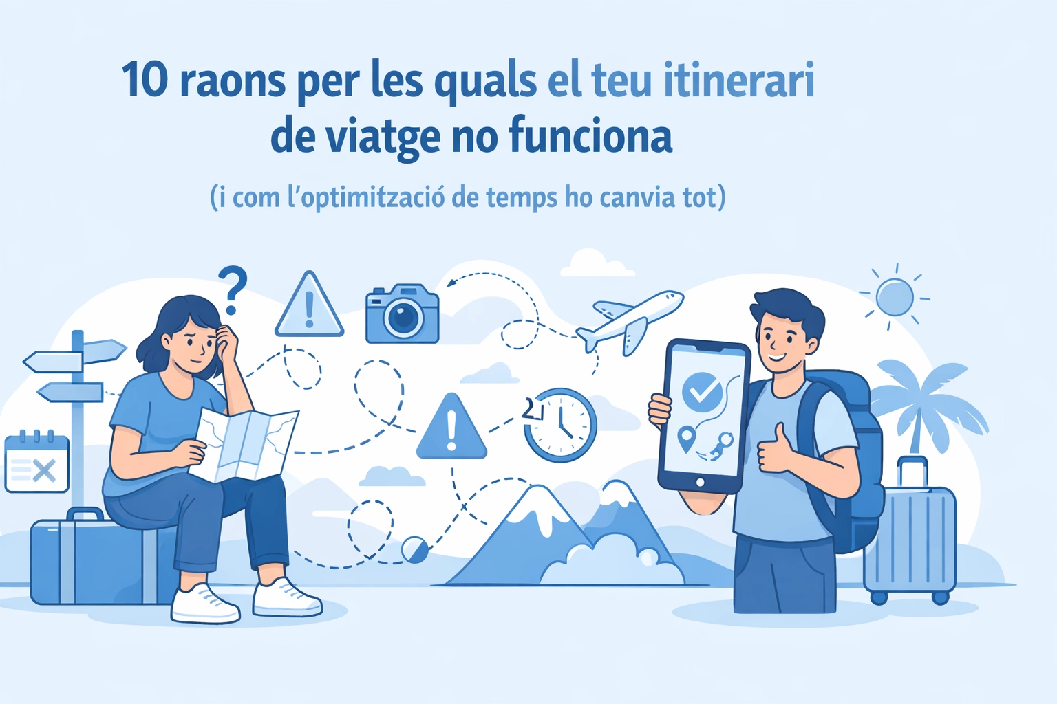 10 raons per les quals el teu itinerari de viatge no funciona (i com l'optimització de temps ho canvia tot)