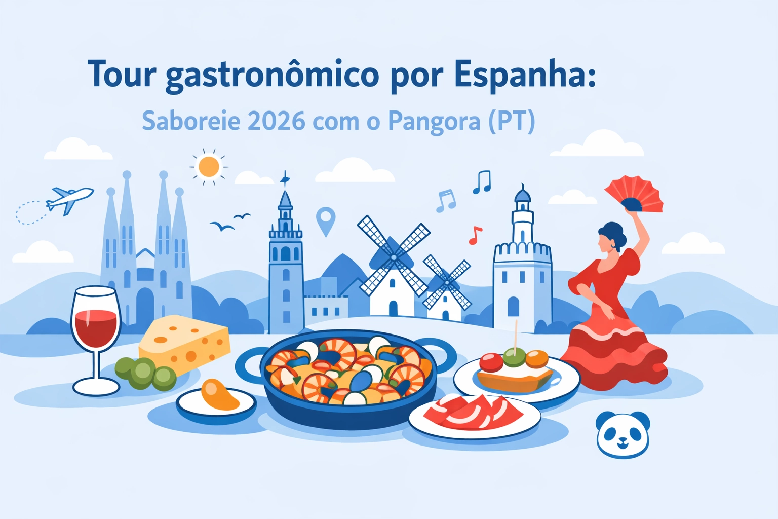 Tour gastronômico por Espanha: Saboreie 2026 com o Pangora, guia de viagem sobre Espanha